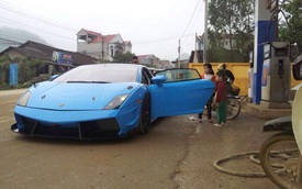 Siêu xe Lamborghini Gallardo xuất hiện tại miền núi Cao Bằng