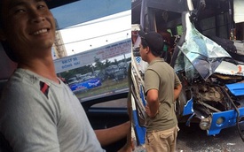Tài xế xe tải kể lại 5 phút nghẹt thở "dìu" xe khách, cứu hơn 30 mạng người
