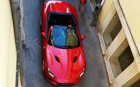 Lần đầu tiên nghe tiếng pô của siêu xe mui trần Ferrari Portofino mới