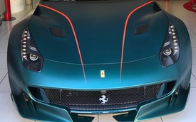 Siêu xe Ferrari F12tdf đặt riêng của "thánh cuồng màu xanh" lộ diện