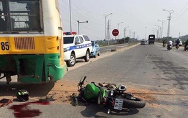 Va chạm với xe bus, biker lái Kawasaki Z300 tử vong