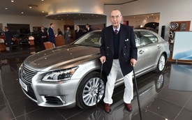 Chiếc Lexus LS "hàng thửa" mừng đại thọ 100 tuổi của khách hàng trung thành