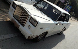 Rolls-Royce Phantom tự chế từ Lada của thợ Việt tái xuất tại Bắc Ninh