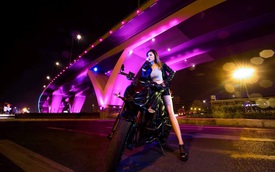 Nữ biker Việt cá tính bên Kawasaki Z1000