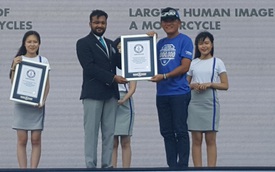 Yamaha Việt Nam lập 2 kỷ lục Guinness thế giới