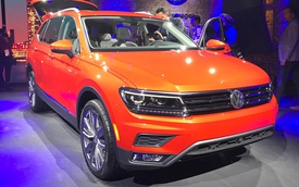 Cận cảnh SUV gia đình 7 chỗ Volkswagen Tiguan 2018 ngoài đời thực