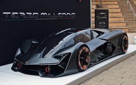 Chiêm ngưỡng vẻ đẹp "bằng xương, bằng thịt" của siêu phẩm Lamborghini Terzo Millennio mới ra mắt