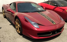 Hàng hiếm Ferrari 458 Italia phiên bản "rồng" phủ bụi tại Trung Quốc