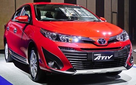 Ngắm hình ảnh "bằng xương, bằng thịt" của sedan giá rẻ Toyota Yaris Ativ mới ra mắt