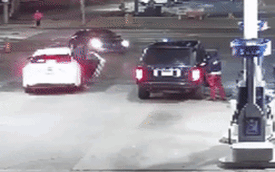 Cảnh sát truy lùng kẻ trộm táo tợn đánh cắp xe Range Rover tại cây xăng