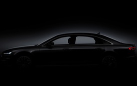 Sedan hạng sang cỡ lớn Audi A8 2018 tiếp tục "hiện nguyên hình"
