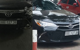 Hai chiếc Toyota Camry tại Hà Nội đeo biển số giống hệt nhau gây xôn xao