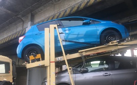 Toyota Yaris 2017 bất ngờ bị bắt gặp khi đang được vận chuyển đến đại lý