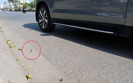 Cảnh giác trước “bẫy chông” có thể phá lốp xe trên đường phố Hà Nội