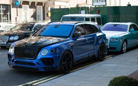 Vẻ đẹp SUV siêu sang Bentley Bentayga độ Mansory trên phố London