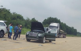 Choáng với bộ áo màu xanh lục của chiếc Bentley Bentayga xuất hiện ở Sơn Tây