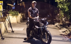 MC Anh Tuấn âm thầm đón "vợ mới" Triumph Street Triple RS 2018 trong đêm