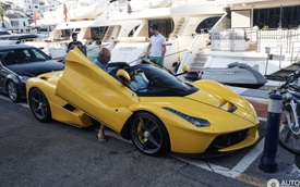 Xuống phố cùng Ferrari LaFerrari mui trần màu vàng rực 45 tỷ Đồng