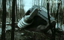 "Quái vật đầm lầy" của Nga sử dụng mũi khoan khổng lồ làm bánh xe