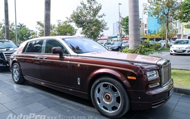 Hàng độc Rolls-Royce Phantom Lửa Thiêng tái xuất tại lễ ăn hỏi Hoa hậu Thu Ngân