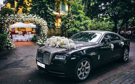 Hà Nội: Rolls-Royce Wraith hoá thân thành xe dâu