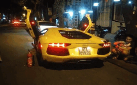 Hot girl "đánh thức" Sài Gòn lúc nửa đêm bằng màn nẹt pô trên Lamborghini Aventador