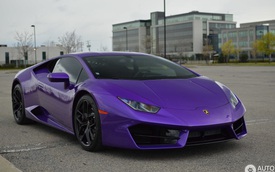 Diện kiến Lamborghini Huracan màu tím "nổi bần bật"