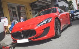 “Hàng độc” Maserati GranTurismo Sport màu đỏ trên phố Sài Gòn