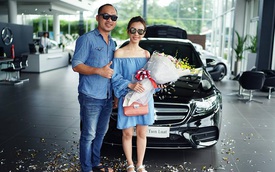 Vợ chồng nghệ sĩ hài Thu Trang và Tiến Luật tậu Mercedes-Benz E300 AMG 2017 2,8 tỷ Đồng
