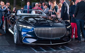 Chiêm ngưỡng vẻ đẹp xuất sắc của Vision Mercedes-Maybach 6 Cabriolet ngoài đời thực