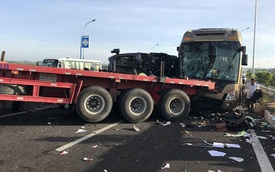 Tai nạn trên cao tốc, một người chết, 17 người bị thương