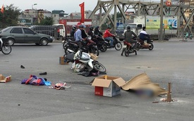 Hà Nội: Xe tải bỏ chạy sau khi cán chết người phụ nữ