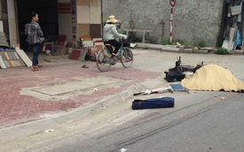Nghệ sĩ đường phố 82 tuổi ở Hải Phòng bị xe container tông tử vong