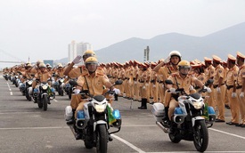 Ra quân 1.000 cán bộ chiến sĩ đảm bảo giao thông APEC