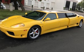 Siêu xe Ferrari độ limousine 7 chỗ siêu dài