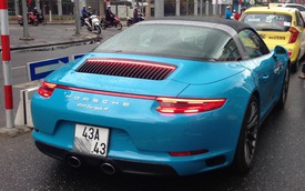 Tay chơi Đà Nẵng chi 8 tỷ Đồng tậu Porsche 911 Targa 4 màu xanh Lemans