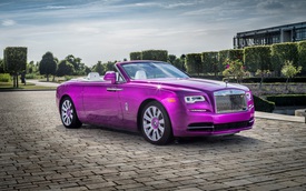 Diện kiến Rolls-Royce Dawn màu tím "thửa riêng" của một nhà sưu tập xe nổi tiếng
