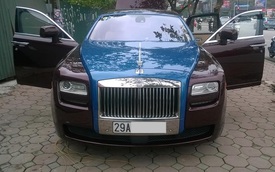 Rolls-Royce Ghost phối màu lạ của đại gia Hà thành
