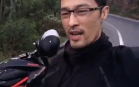 Johnny Trí Nguyễn gặp tai nạn khiến chiếc mô tô Ducati Hypermotard hỏng nặng