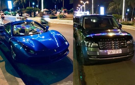 Siêu xe Ferrari 488 mui trần thả dáng cùng Range Rover SVAutobiography 12 tỷ Đồng tại Nha Trang