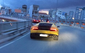 Sau hành trình 1.000 km, siêu xe Lamborghini Huracan biển san bằng tất cả xuất hiện tại Sài thành