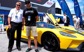 "Vua" drift Ken Block trong Gymkhana thử tài điều khiển siêu xe Ford GT 2017