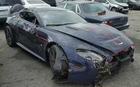 Hư hỏng nặng, siêu xe Aston Martin V8 Vantage vẫn được chào bán 900 triệu Đồng