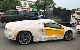 Siêu xe Lamborghini Aventador S LP740-4 2017 bị bắt gặp cho đi đăng kiểm