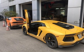 Cặp đôi siêu xe Lamborghini 39 tỷ Đồng được vận chuyển "về quê" ăn Tết