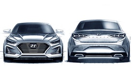 Hyundai Sonata nâng cấp lộ thiết kế thể thao hơn, Toyota Camry hãy dè chừng!