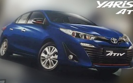Toyota Yaris Ativ - sedan cỡ nhỏ mới sắp ra mắt Đông Nam Á - lộ diện
