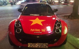 Ô tô khắp Việt Nam dán decal cầu mong U23 vô địch châu Á