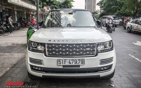 Range Rover Autobiography LWB trắng muốt mang biển số hai ông thần tài lớn của đại gia Sài Gòn