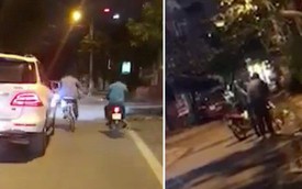 Thanh niên hồn nhiên cưỡi xe đạp vào nhà hàng "xin đểu" nhưng bất thành và bị đuổi đánh